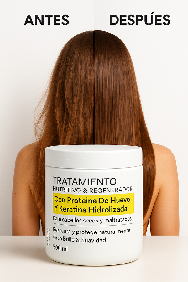 Proteína de Huevo Hidrolizada – Mascarilla Reparadora Premium