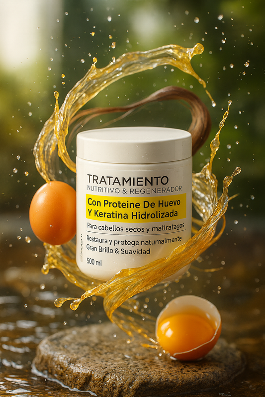 Proteína de Huevo Hidrolizada – Mascarilla Reparadora Premium