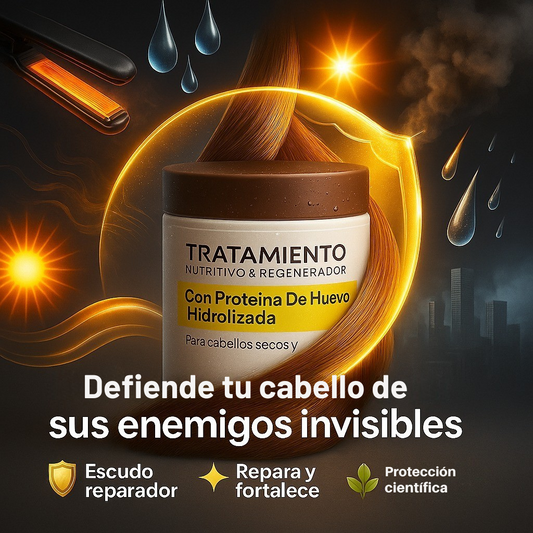 Mascarilla Capilar de Huevo - Protección